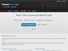 Tablet Screenshot of forexfeed.net
